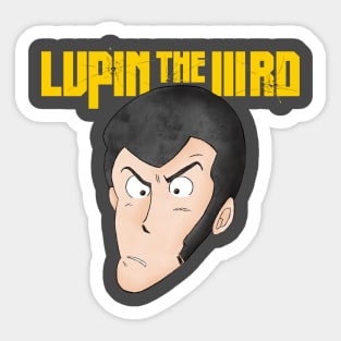 Lupin III Face Shirt Sticker